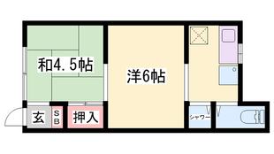 藤江駅 徒歩12分 2階の物件間取画像